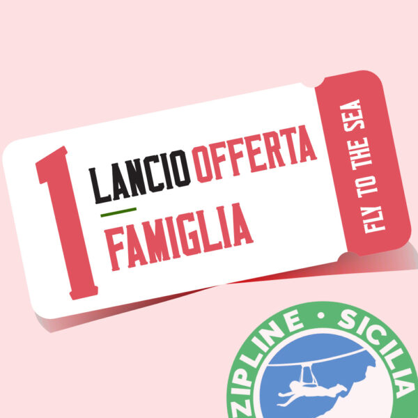 Biglietto Lancio Offerta Famiglia