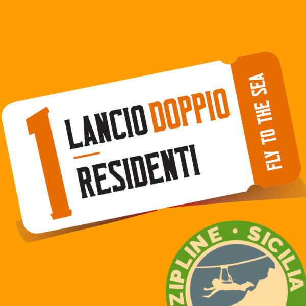 Biglietto Lancio Doppio Zipline per Residenti  (San Mauro Castelverde)