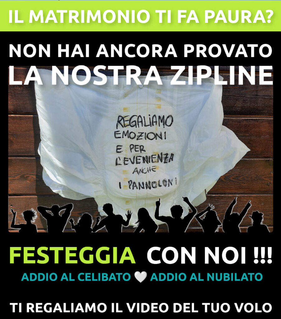 Addio al celibato Zipline