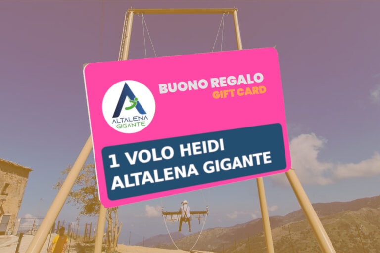 Buono regalo Altalena Gigante - Volo Heidi