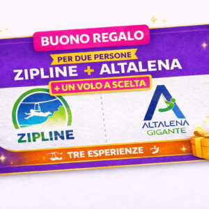 Buono Doppio CRAZY Zipline+Altalena