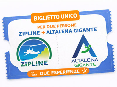 Biglietto Doppio Zipline+Altalena