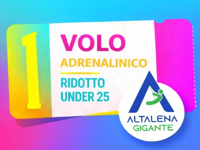 Volo Adrenalinico - Altalena Gigante UNDER 25